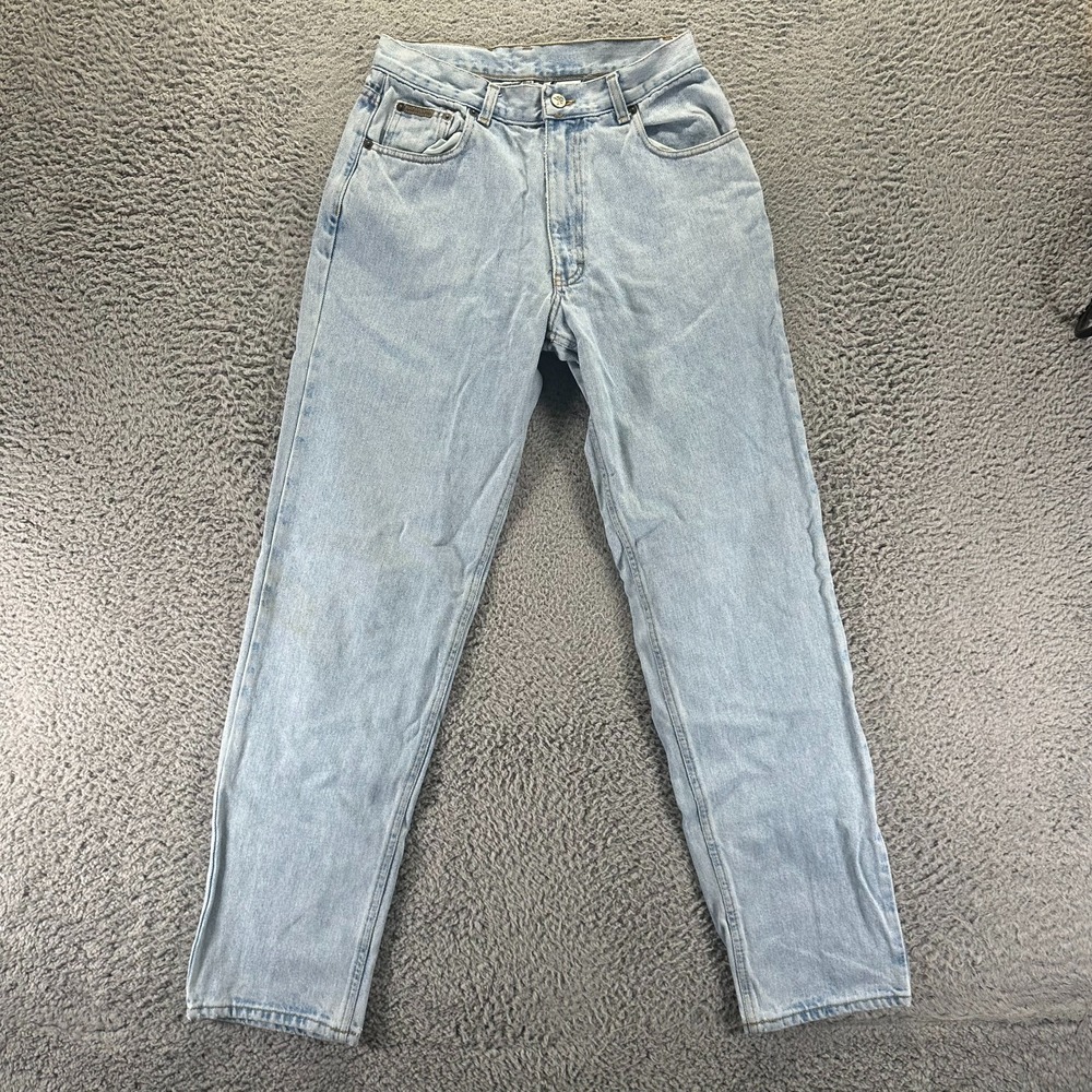 Vintage Calvin Klein Jeans Mens 30x31 Blue Cotton Denim Tapered Leg Workwear USA